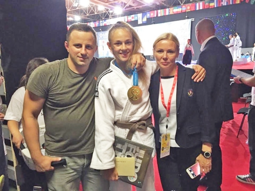 Black belt in beauty: 17-year-old Daria Beloded from Ukraine became the world champion in judo