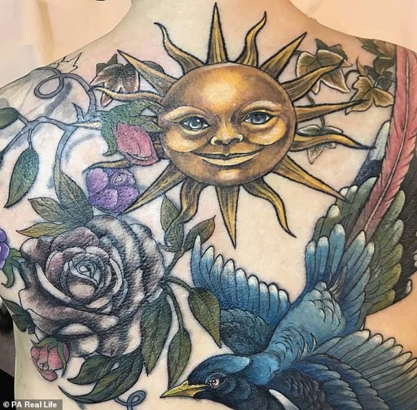 Blackened silver: 57-year-old Briton became a goth after beating cancer