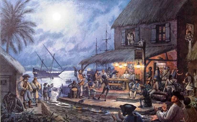 Blast me! This is the only surviving pirate cemetery