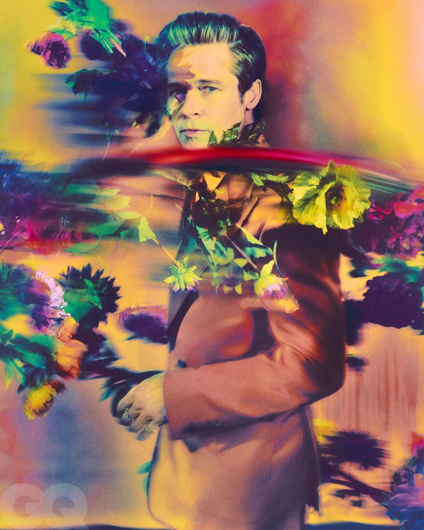 Brad Pitt in the image of Ophelia and the main thing from his interview with GQ magazine