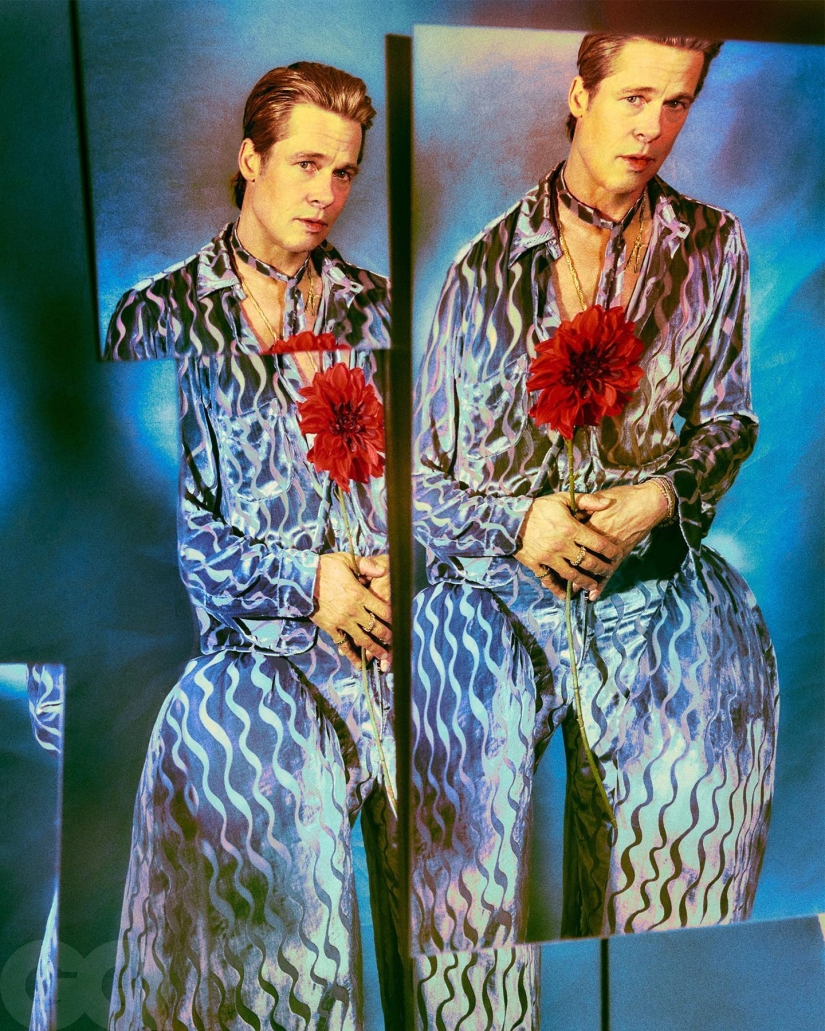 Brad Pitt in the image of Ophelia and the main thing from his interview with GQ magazine