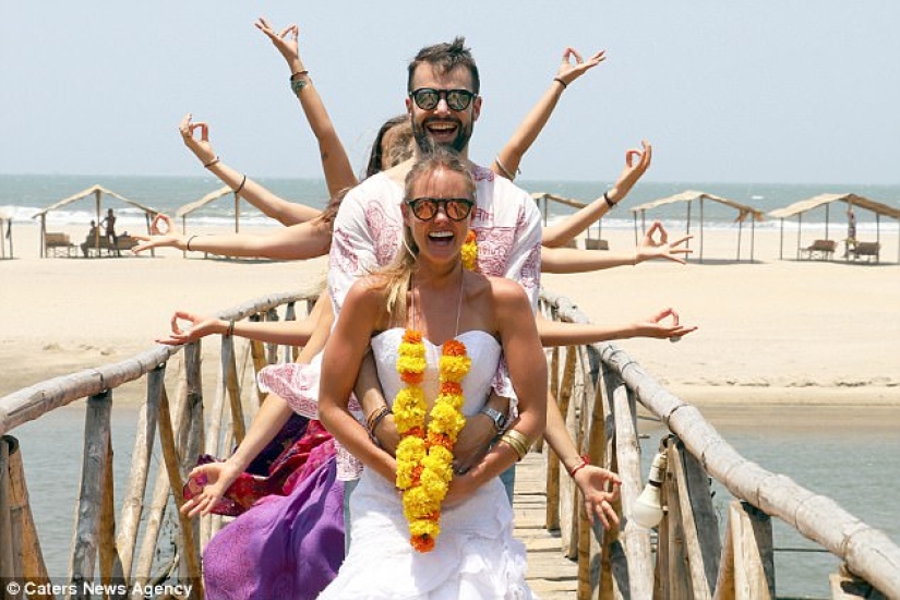British couple lost their wedding photos, but even glad about it
