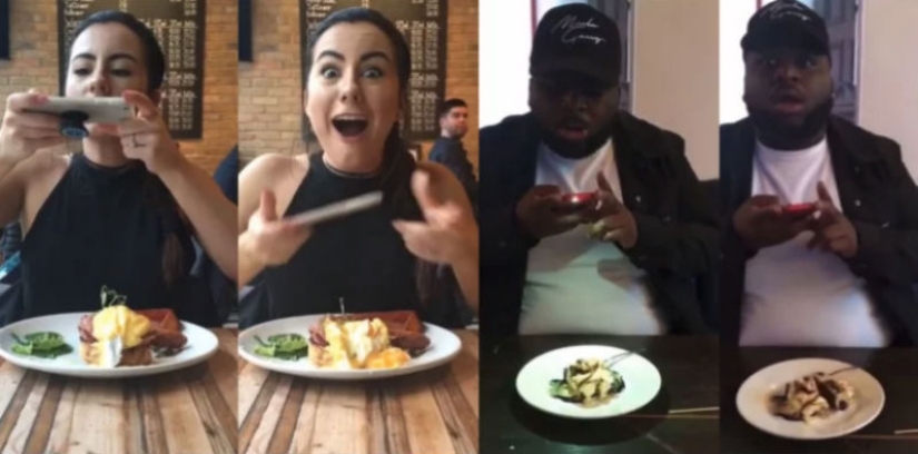 Británico Destruye la Comida de Sus Amigos adictos a Instagram y Dispara Su Reacción