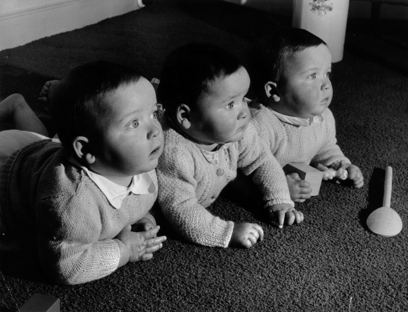 Broke through: historical pictures of the baby boom in the USA