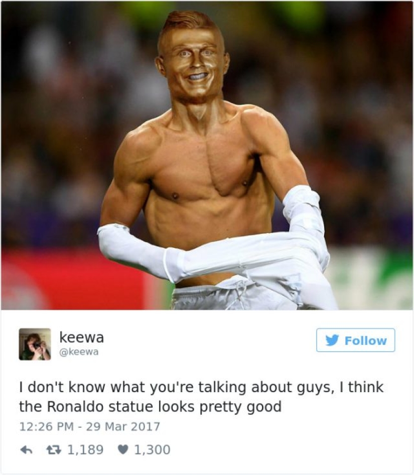 Busto de Cristiano Ronaldo presentado en Portugal