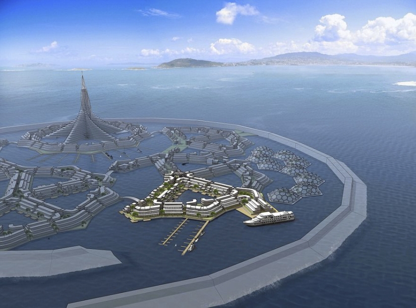 By 2020, the world's first floating city will appear in the Pacific Ocean