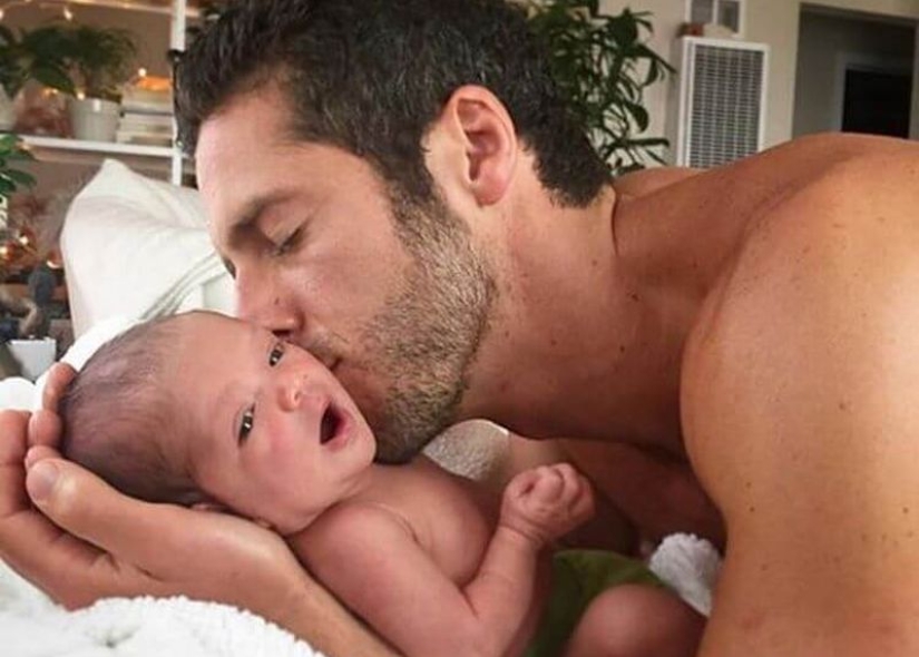 Calm the baby down in 5 seconds? A life hack from a young father from California