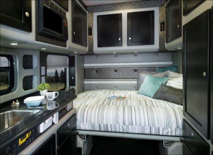 Camioneros estadounidenses equipan sus camiones no peor que apartamentos de lujo