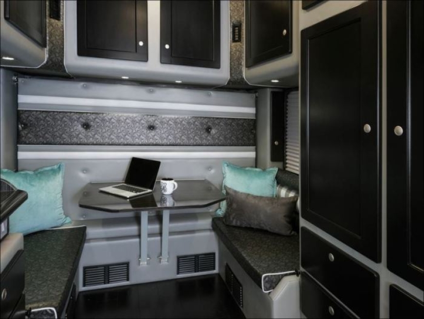 Camioneros estadounidenses equipan sus camiones no peor que apartamentos de lujo