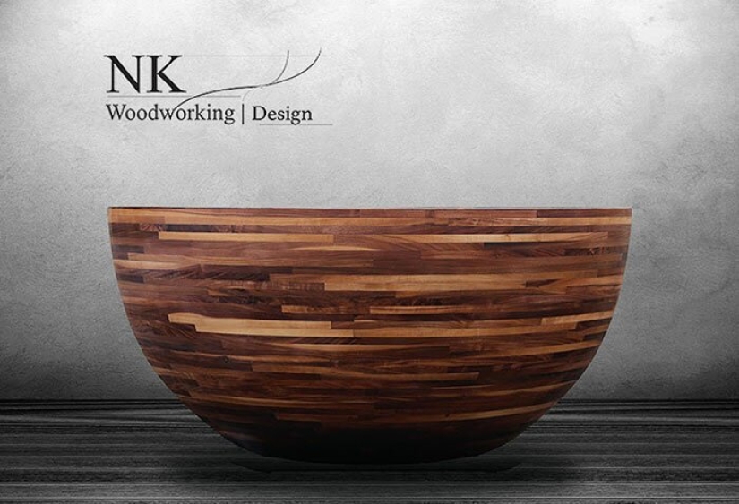 Carpenter-shipbuilder creates stunning wooden baths