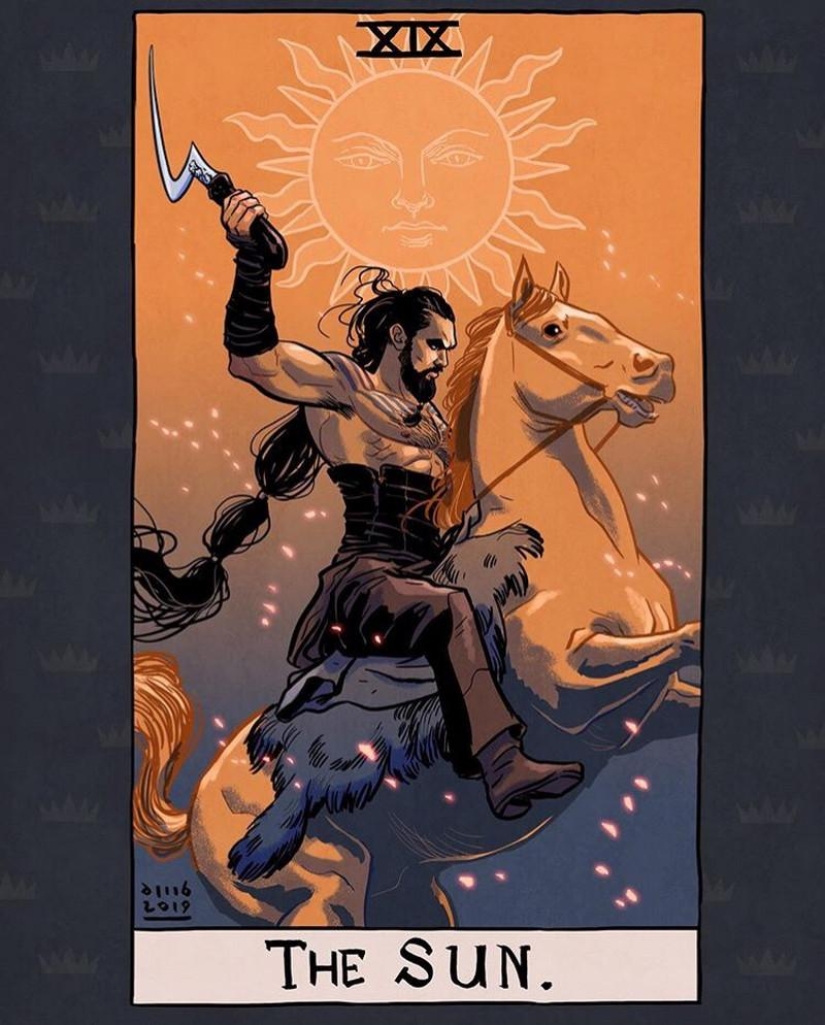 Cartas del tarot basadas en "Juego de Tronos" Cartas del tarot basadas en "Juego de Tronos"