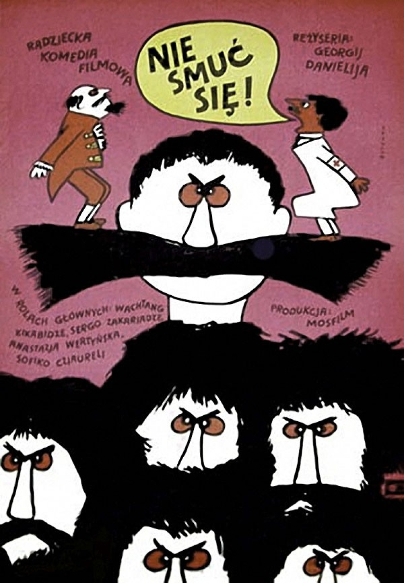 Carteles extranjeros para películas soviéticas, equilibrándose al borde de la genialidad y la locura Carteles extranjeros para películas soviéticas, equilibrándose al borde de la genialidad y la locura