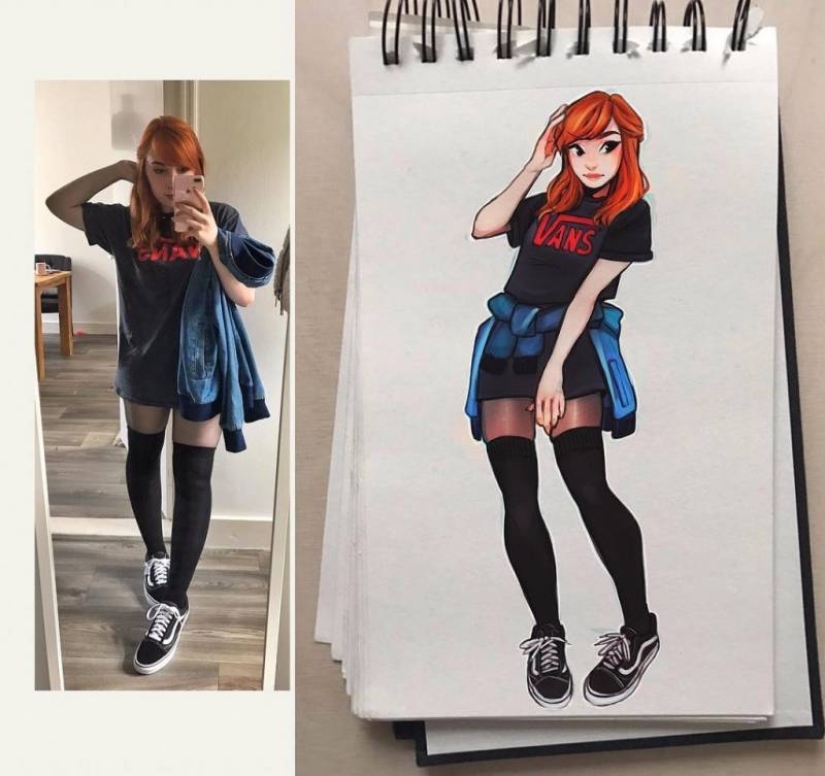 Cartoon transformation: a Dutch artist turns people into cartoon characters Cartoon transformation: a Dutch artist turns people into cartoon characters