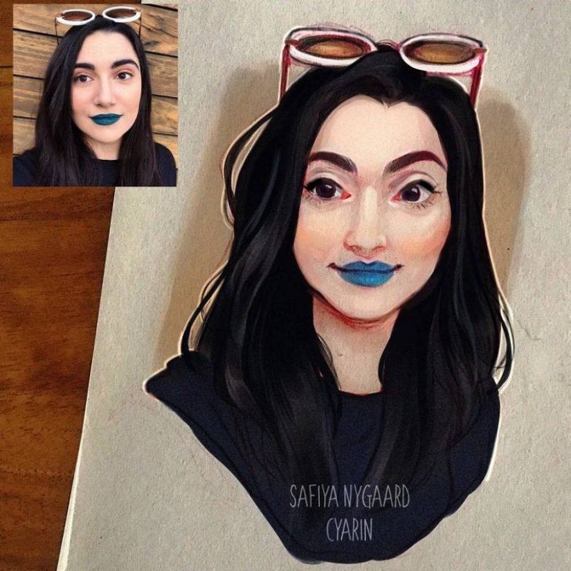 Cartoon transformation: a Dutch artist turns people into cartoon characters Cartoon transformation: a Dutch artist turns people into cartoon characters