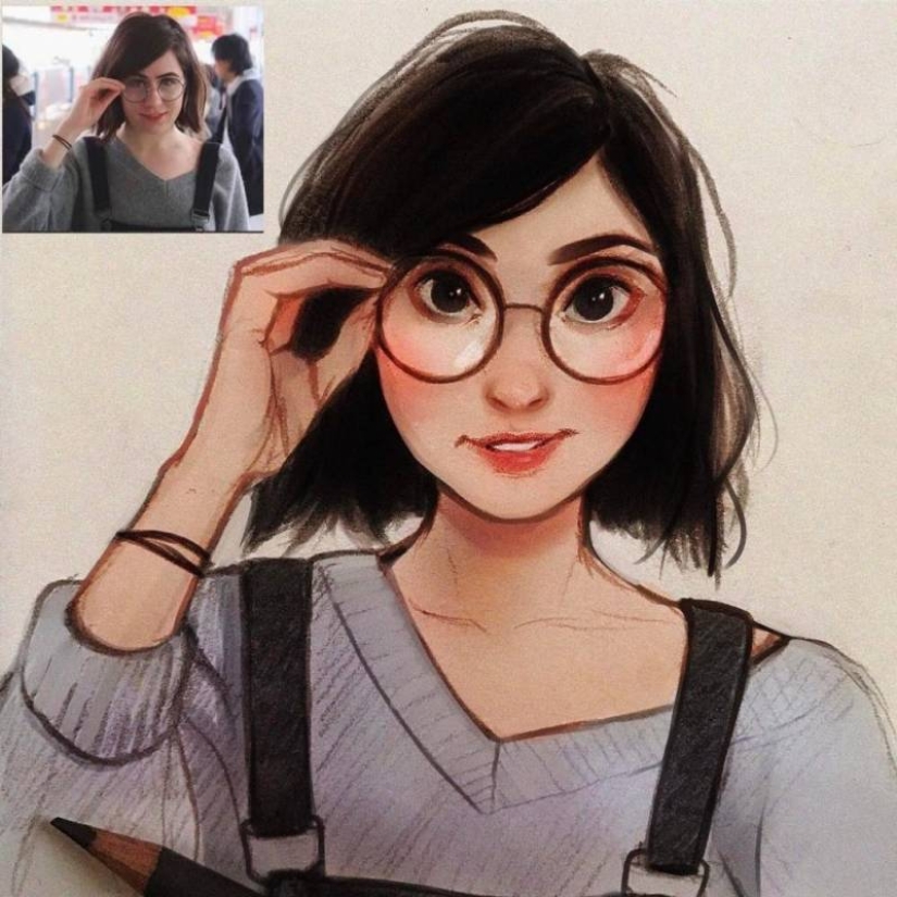 Cartoon transformation: a Dutch artist turns people into cartoon characters Cartoon transformation: a Dutch artist turns people into cartoon characters