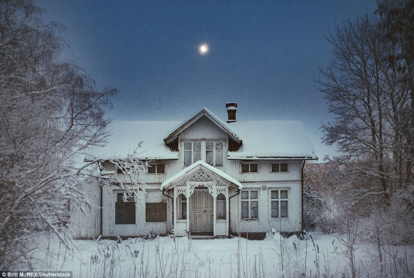 Casas abandonadas de Escandinavia, complementando la belleza de la naturaleza del norte
