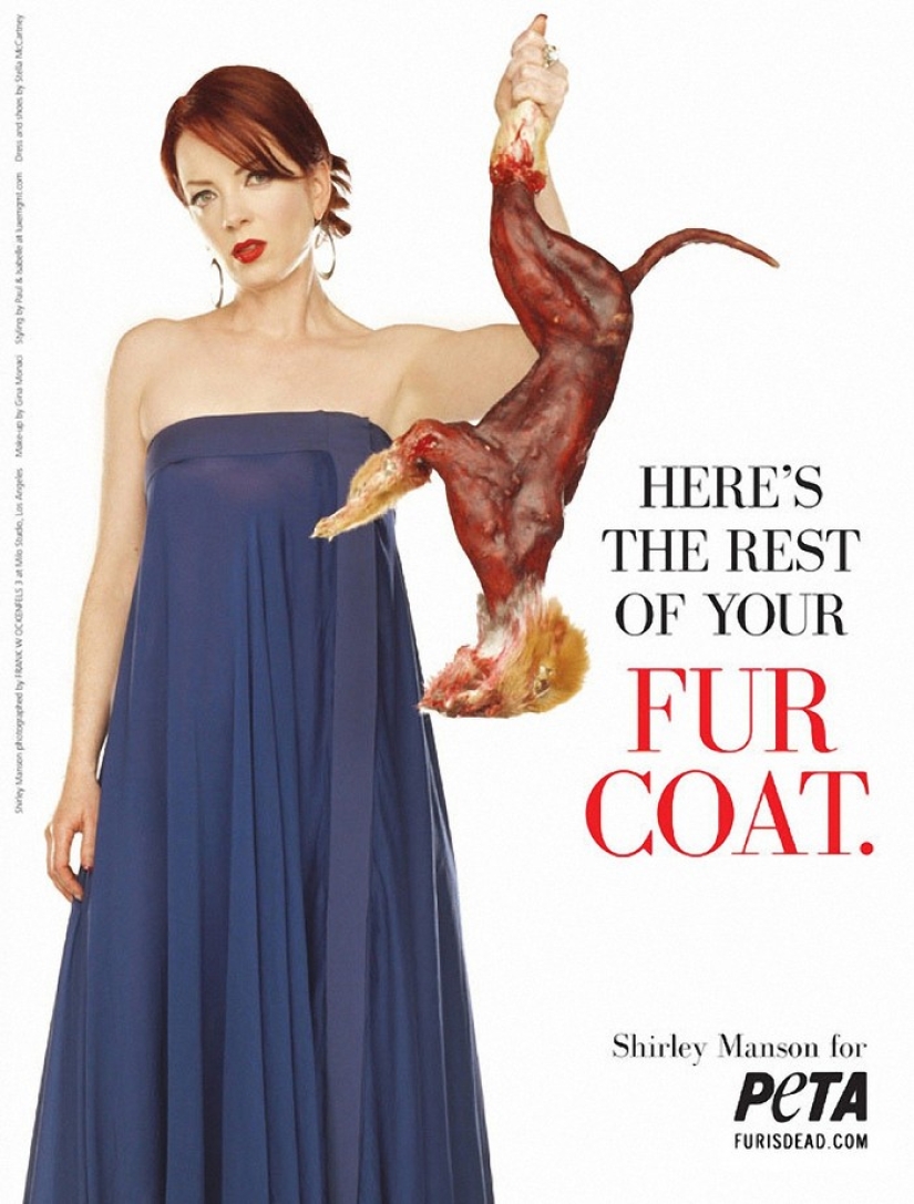 Celebrities who Stripped Off to Participate in PETA's Anti-Mech Campaign