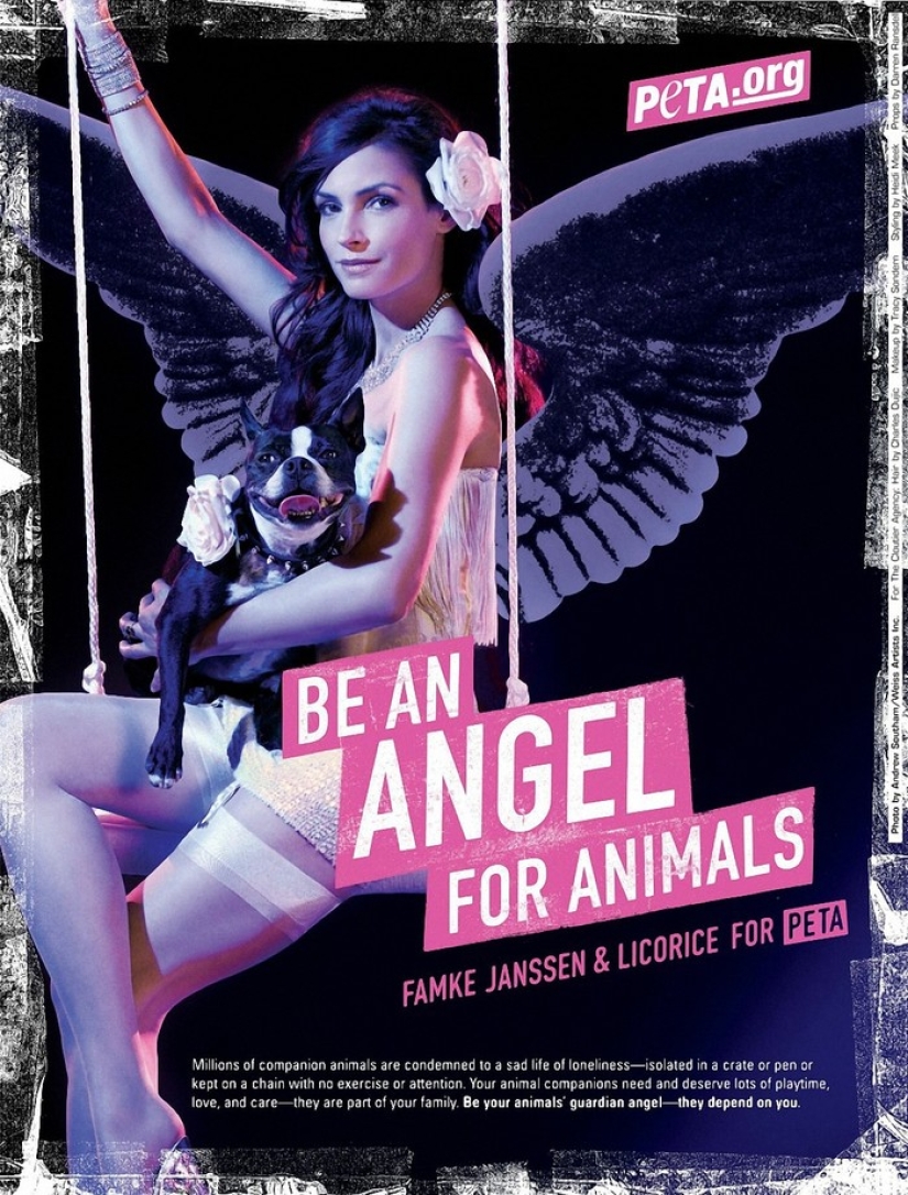 Celebrities who Stripped Off to Participate in PETA's Anti-Mech Campaign