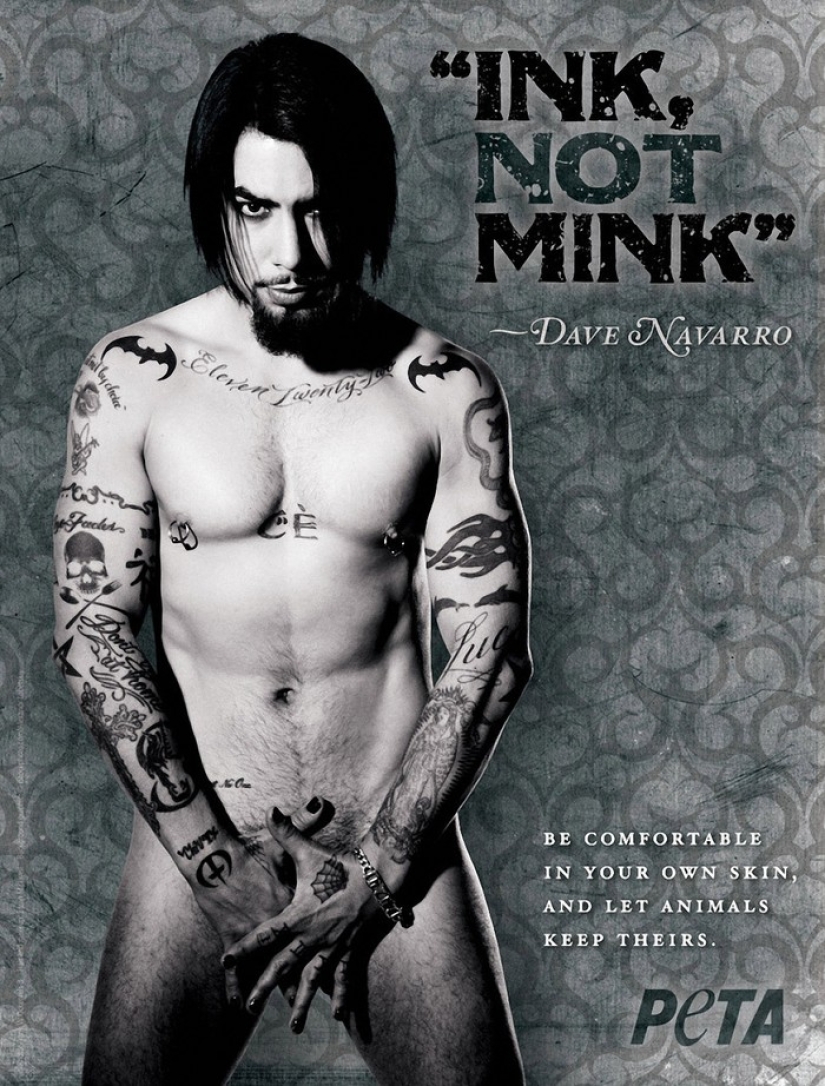Celebrities who Stripped Off to Participate in PETA's Anti-Mech Campaign