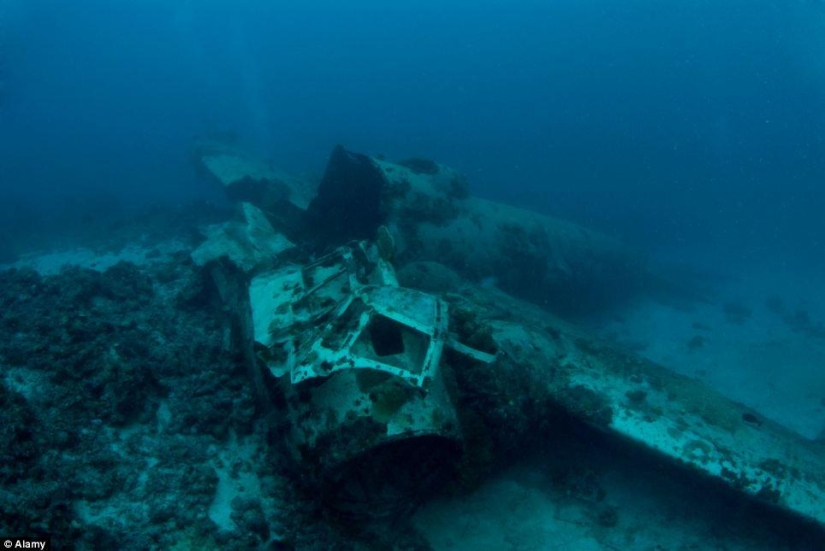 Cementerio submarino de barcos en las Islas Chuuk