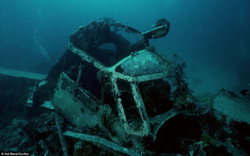 Cementerio submarino de barcos en las Islas Chuuk