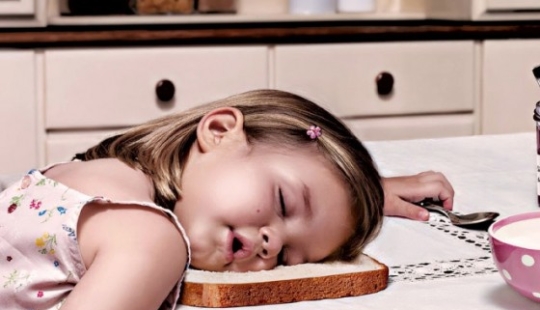 Children who can fall asleep absolutely anywhere