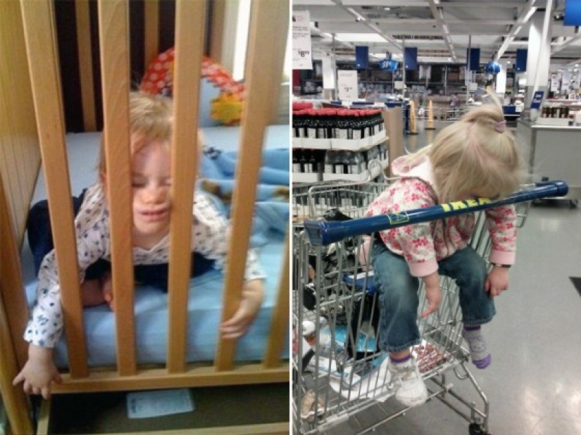 Children who can fall asleep absolutely anywhere