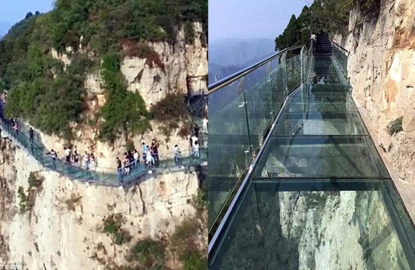 China ha abierto un nuevo puente de cristal sobre el abismo, que no todos se atreverán a cruzar