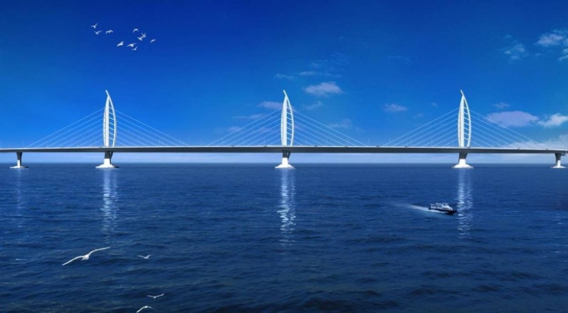​China ha construido el puente marítimo más largo del mundo