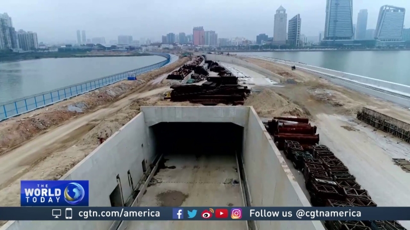 China has built the world's longest sea bridge China has built the world's longest sea bridge