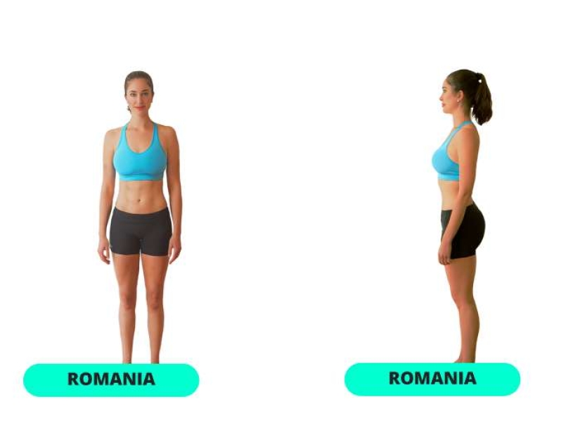 Cintura delgada y estómago plano: cómo se ve la figura femenina perfecta en 15 países diferentes