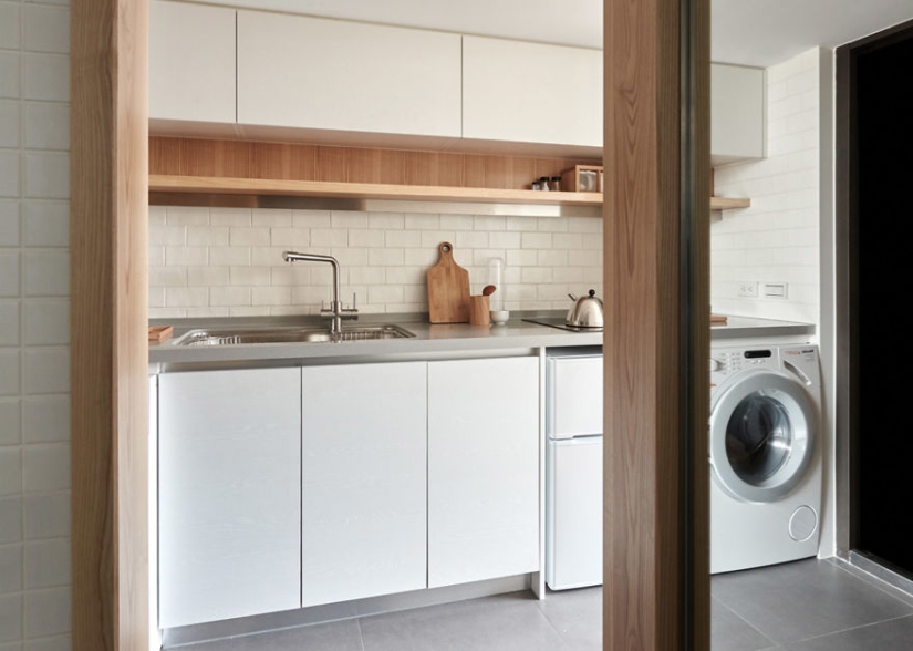 Cómo aprovechar al máximo un mínimo de espacio: un apartamento totalmente funcional en Taiwán con una superficie de solo 22 metros cuadrados
