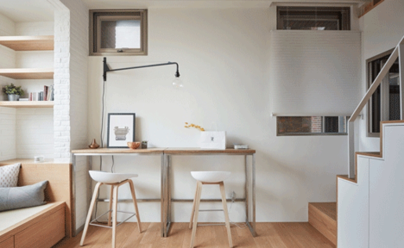 Cómo aprovechar al máximo un mínimo de espacio: un apartamento totalmente funcional en Taiwán con una superficie de solo 22 metros cuadrados