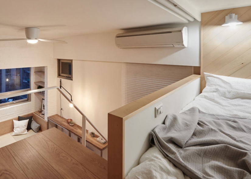 Cómo aprovechar al máximo un mínimo de espacio: un apartamento totalmente funcional en Taiwán con una superficie de solo 22 metros cuadrados