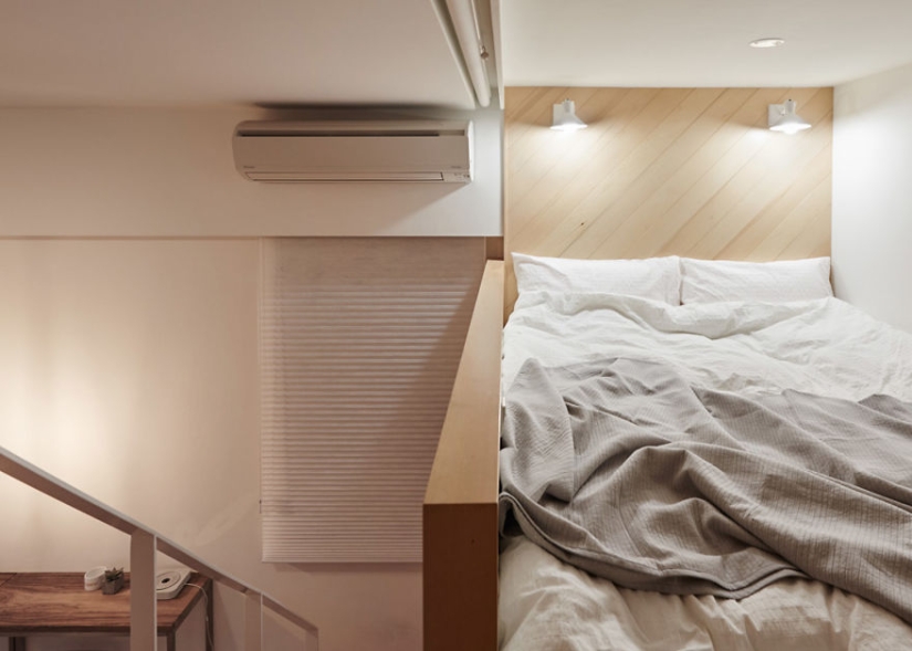 Cómo aprovechar al máximo un mínimo de espacio: un apartamento totalmente funcional en Taiwán con una superficie de solo 22 metros cuadrados