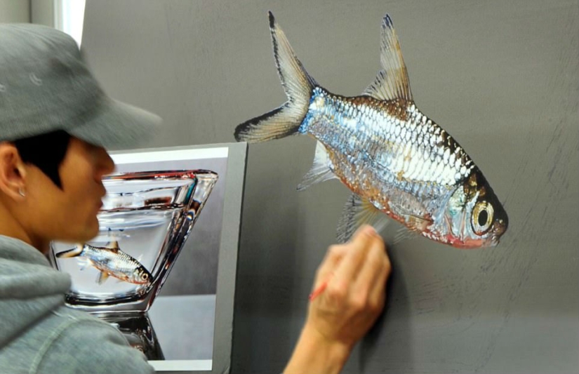 Cómo dibujar una foto: Increíbles pinturas hiperrealistas de un artista surcoreano Cómo dibujar una foto: Increíbles pinturas hiperrealistas de un artista surcoreano