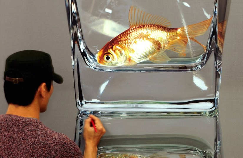 Cómo dibujar una foto: Increíbles pinturas hiperrealistas de un artista surcoreano Cómo dibujar una foto: Increíbles pinturas hiperrealistas de un artista surcoreano