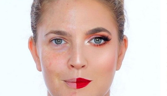 Cómo Drew Barrymore intentó impresionar a los fanáticos con la belleza de su maquillaje, pero resultó lo contrario