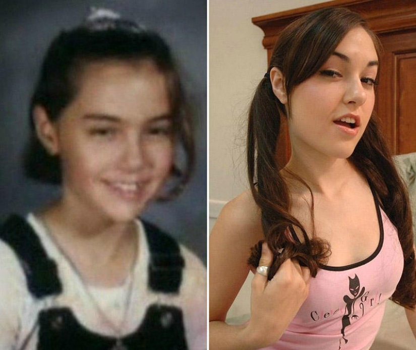 Cómo eran las estrellas de cine para adultos antes de comenzar sus carreras