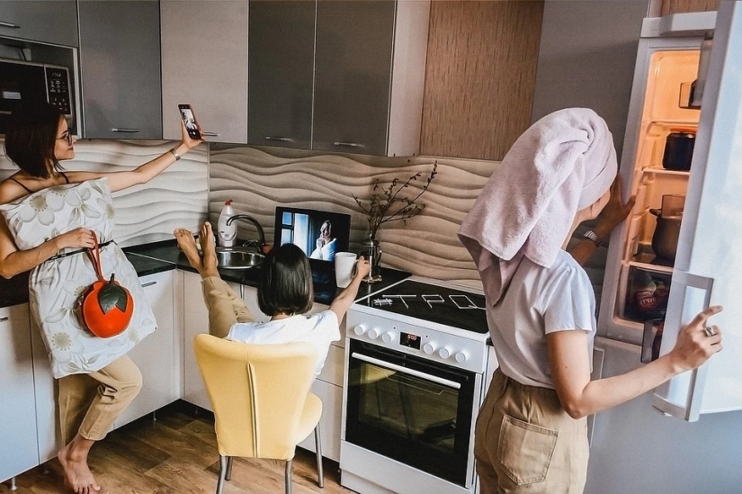 Cómo fue: 15 fotos creativas de residentes de Cheliábinsk sobre el autoaislamiento