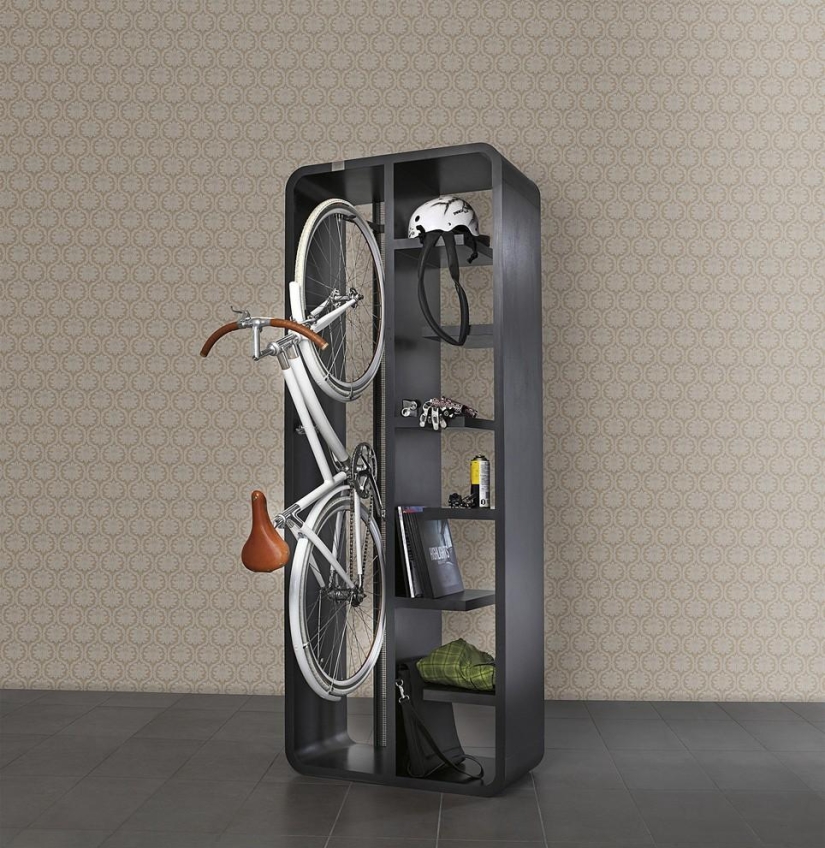 Cómo guardar una bicicleta en casa