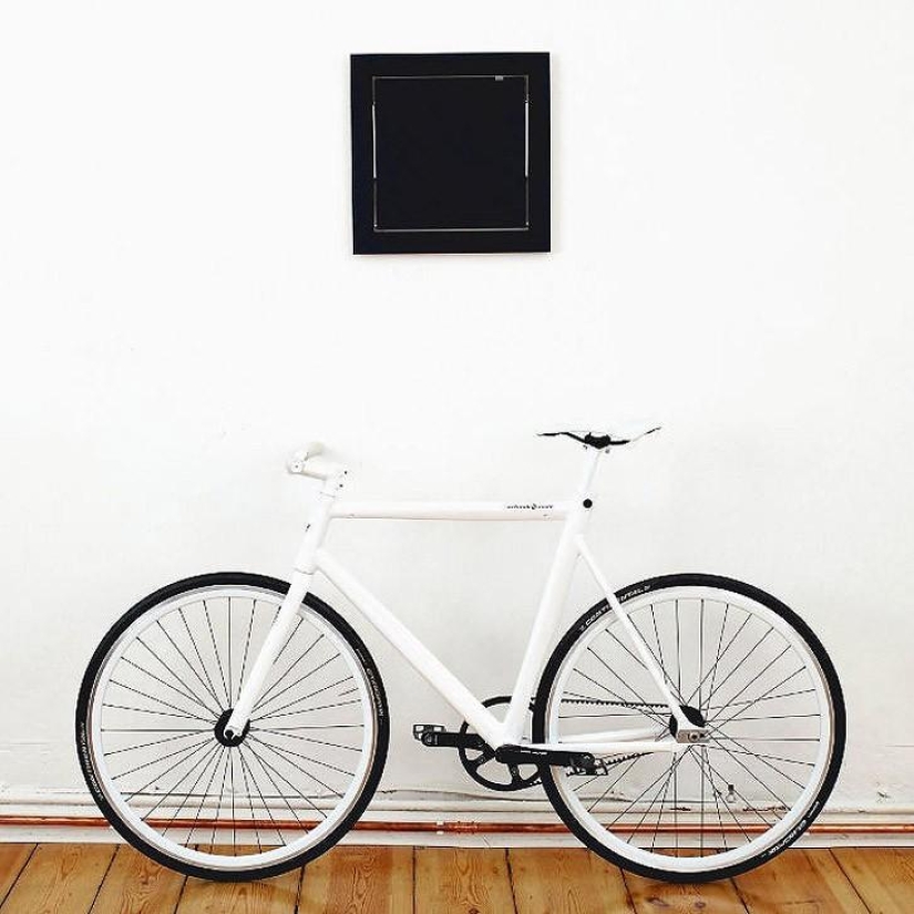 Cómo guardar una bicicleta en casa