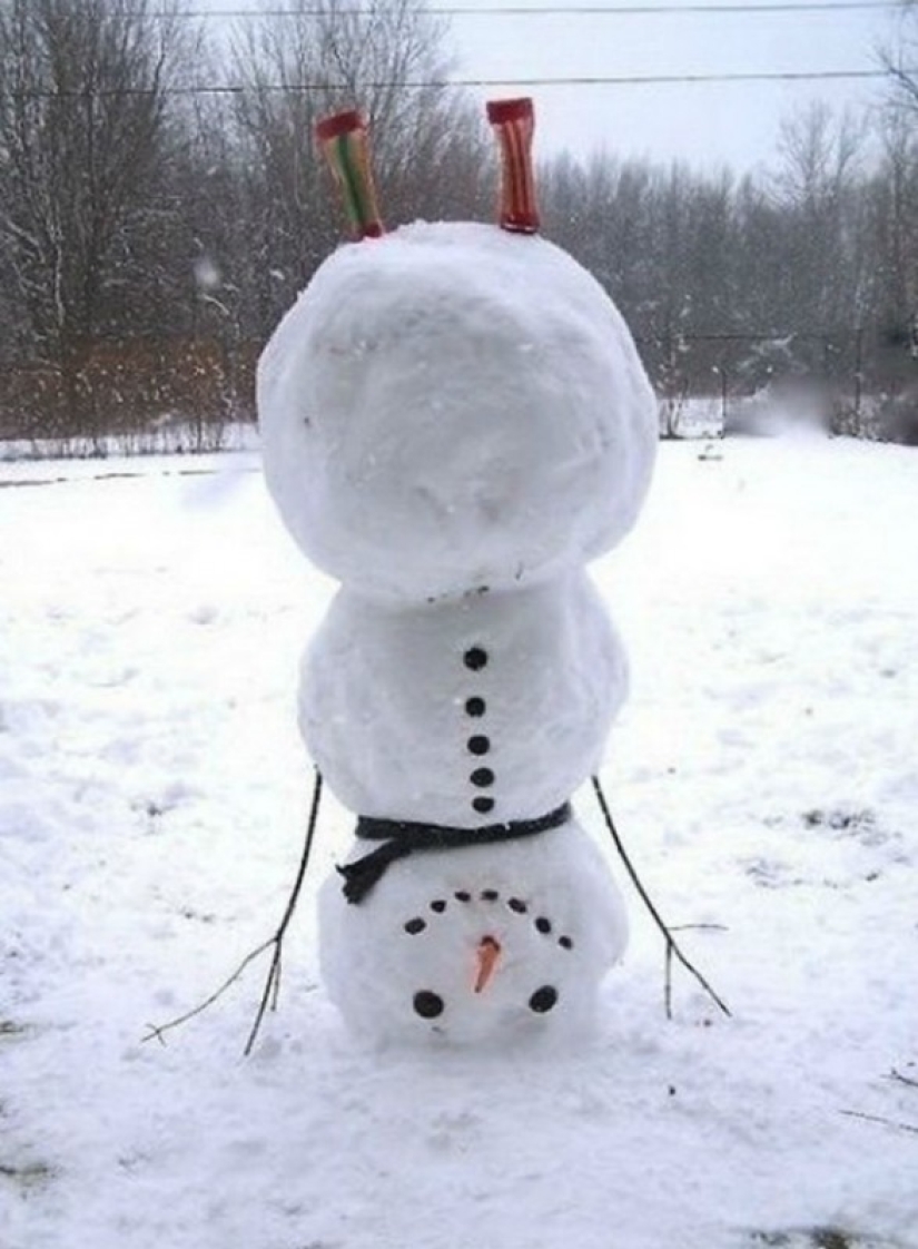 Cómo hacer el muñeco de nieve más genial para que toda la calle te envidie