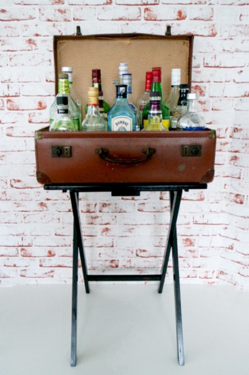 Cómo hacer una barra de bar con cosas viejas Cómo hacer una barra de bar con cosas viejas