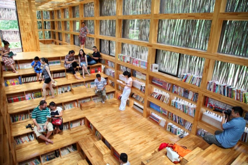 Cómo los chinos pusieron de moda una biblioteca rural sin electricidad