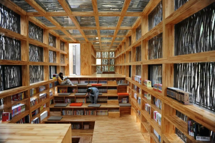 Cómo los chinos pusieron de moda una biblioteca rural sin electricidad