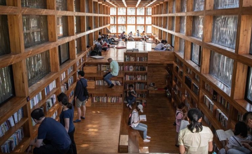 Cómo los chinos pusieron de moda una biblioteca rural sin electricidad