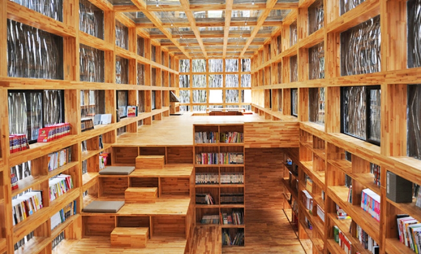 Cómo los chinos pusieron de moda una biblioteca rural sin electricidad