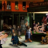 Cómo los héroes de las pinturas de Gauguin, Munch, Picasso y Van Gogh terminaron juntos de noche en un bar