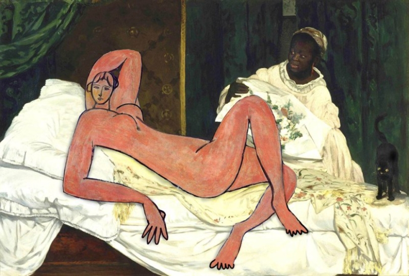 Cómo los héroes de las pinturas de Gauguin, Munch, Picasso y Van Gogh terminaron juntos de noche en un bar Cómo los héroes de las pinturas de Gauguin, Munch, Picasso y Van Gogh terminaron juntos de noche en un bar